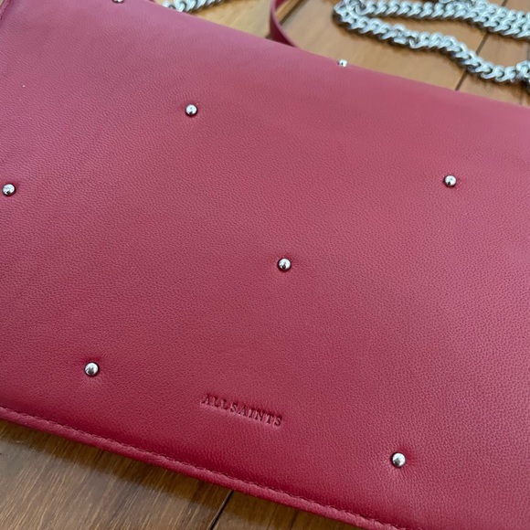 All Saints | Bags | All Saints Red Crossbody Bag | Poshmark